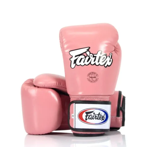 Fairtex Rękawice Bokserskie ze skóry naturalnej BGV1 Różowe