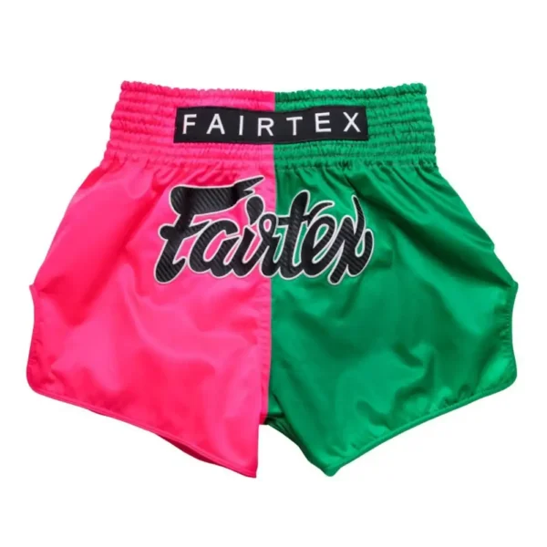 Fairtex Spodenki Muay Thai BS1911 Różowe/Zielone