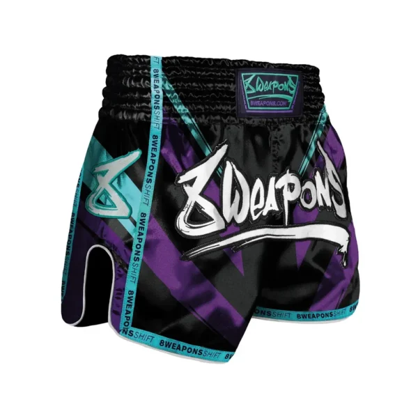 8 Weapons Spodenki Muay Thai Shift cyber