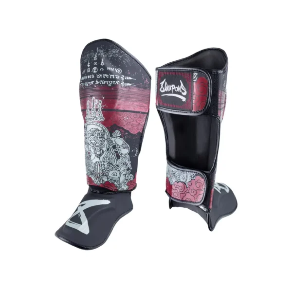 8 WEAPONS Ochraniacze na piszczele Hanuman Yant