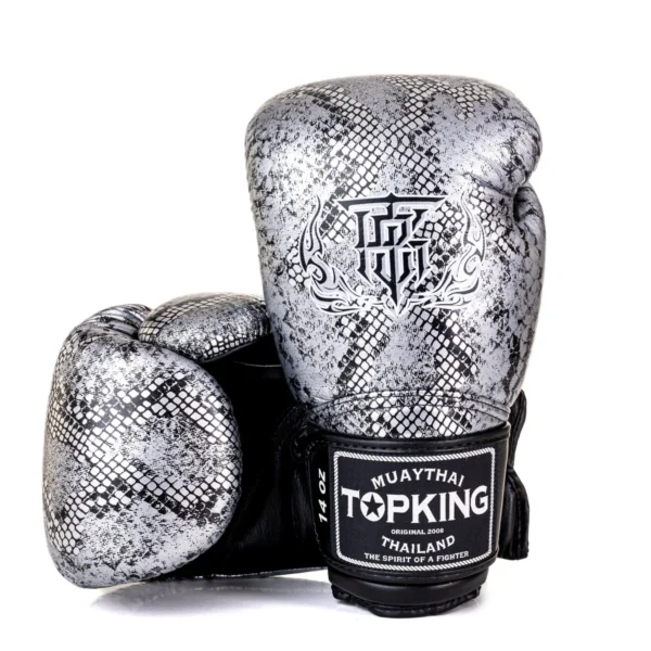 rękawice bokserskie top king super star snake air czarne