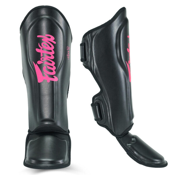 Fairtex X Booster Ochraniacze piszczeli FXB SG Czarno/różowe