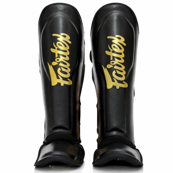 Fairtex X Booster Ochraniacze piszczeli FXB-SG Czarno/złote