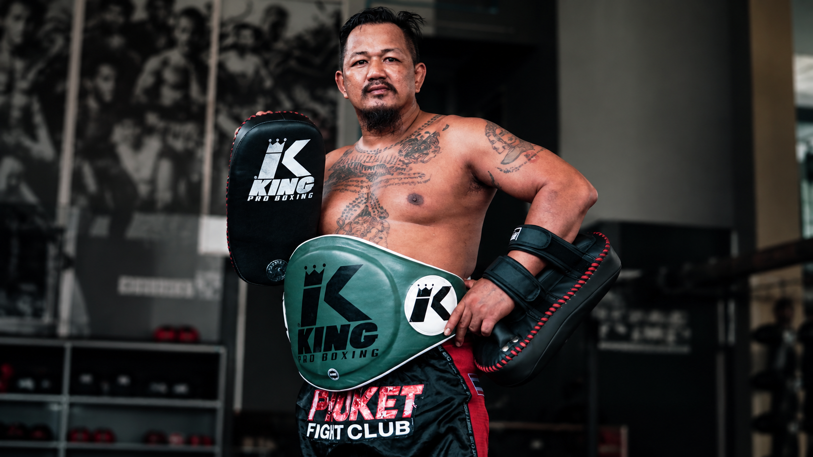 Czarne tarcze treningowe PAO King Pro Boxing